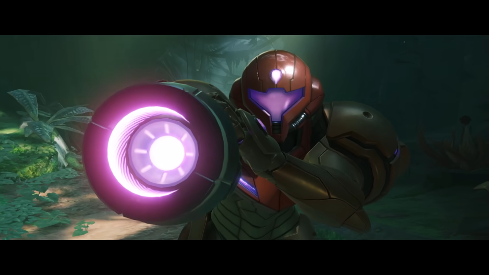 A still from the Metroid Prime 4 trailer