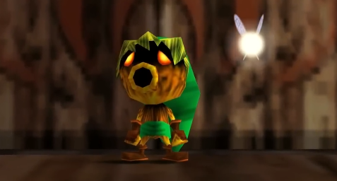 Link wearing the Deku Mask in Majora's Mask